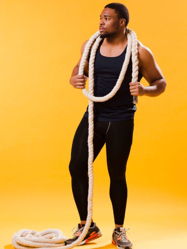 man outfit rope for weight loss